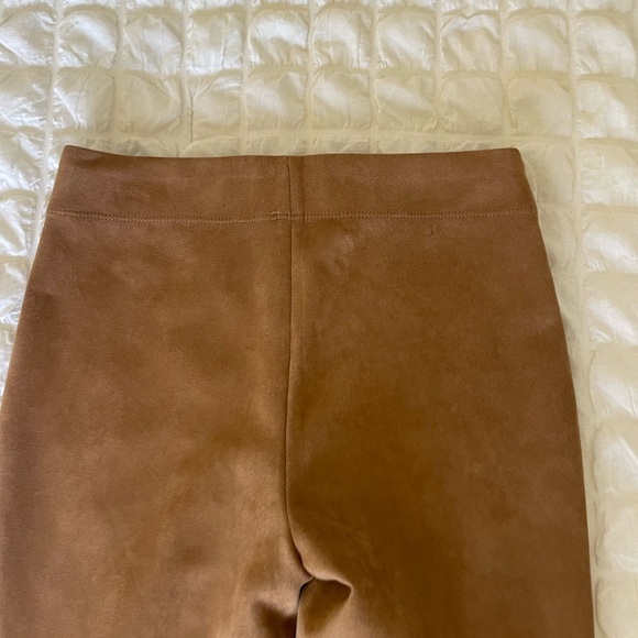 Max Studio Tan Faux Suede Skinny Pants - Picture 9 of 12